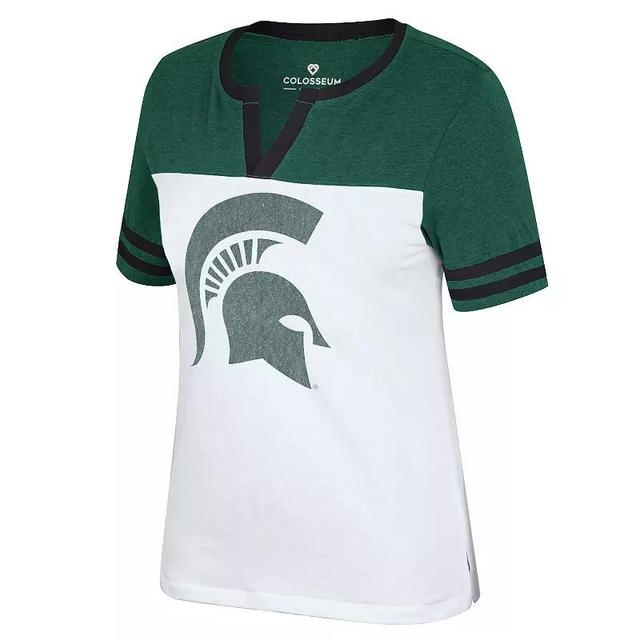 Womens Michigan State Spartans Frost Yourself Short Sleeve Tee Product Image