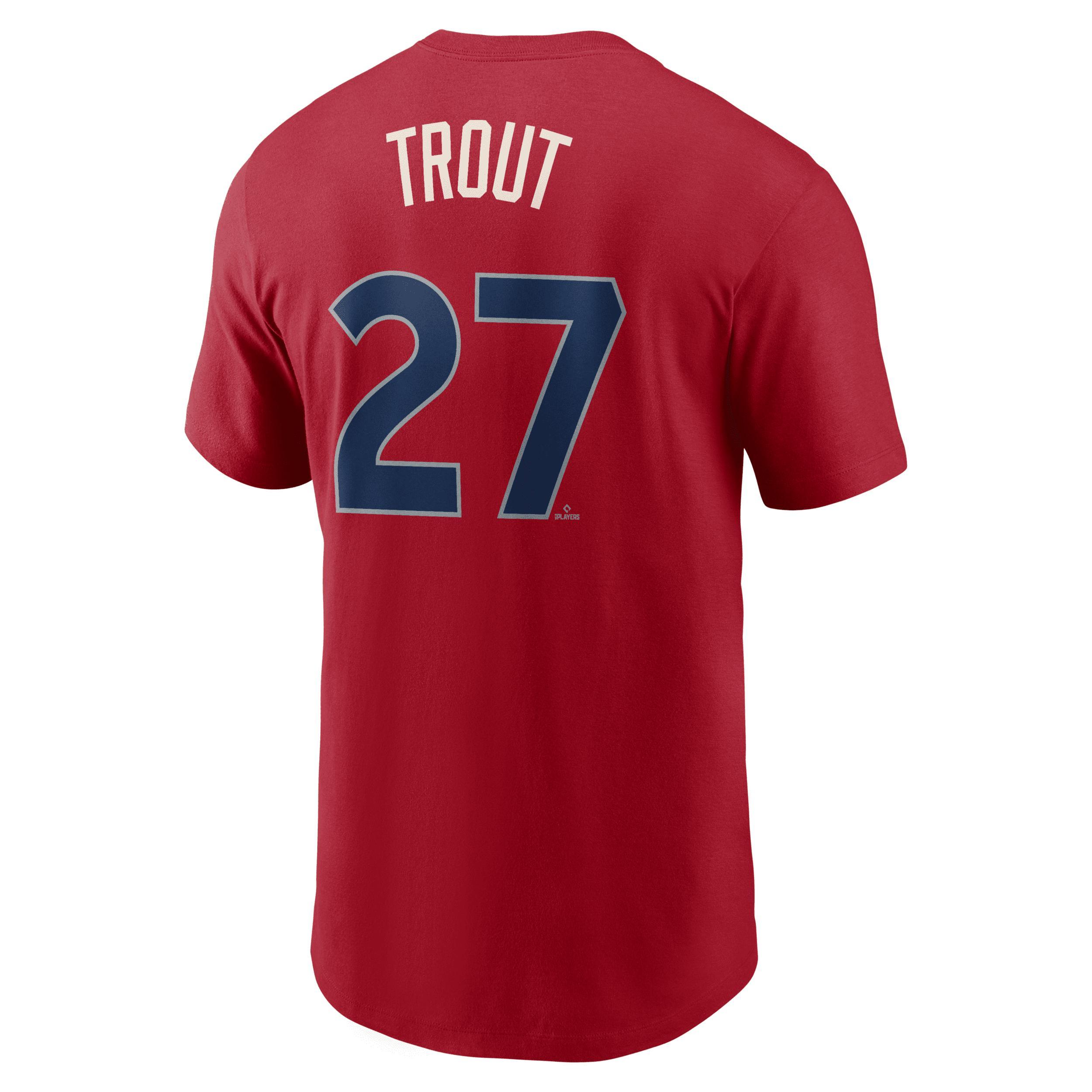 Nike Men's MLB Los Angeles Angels City Connect (Mike Trout) T-Shirt Product Image