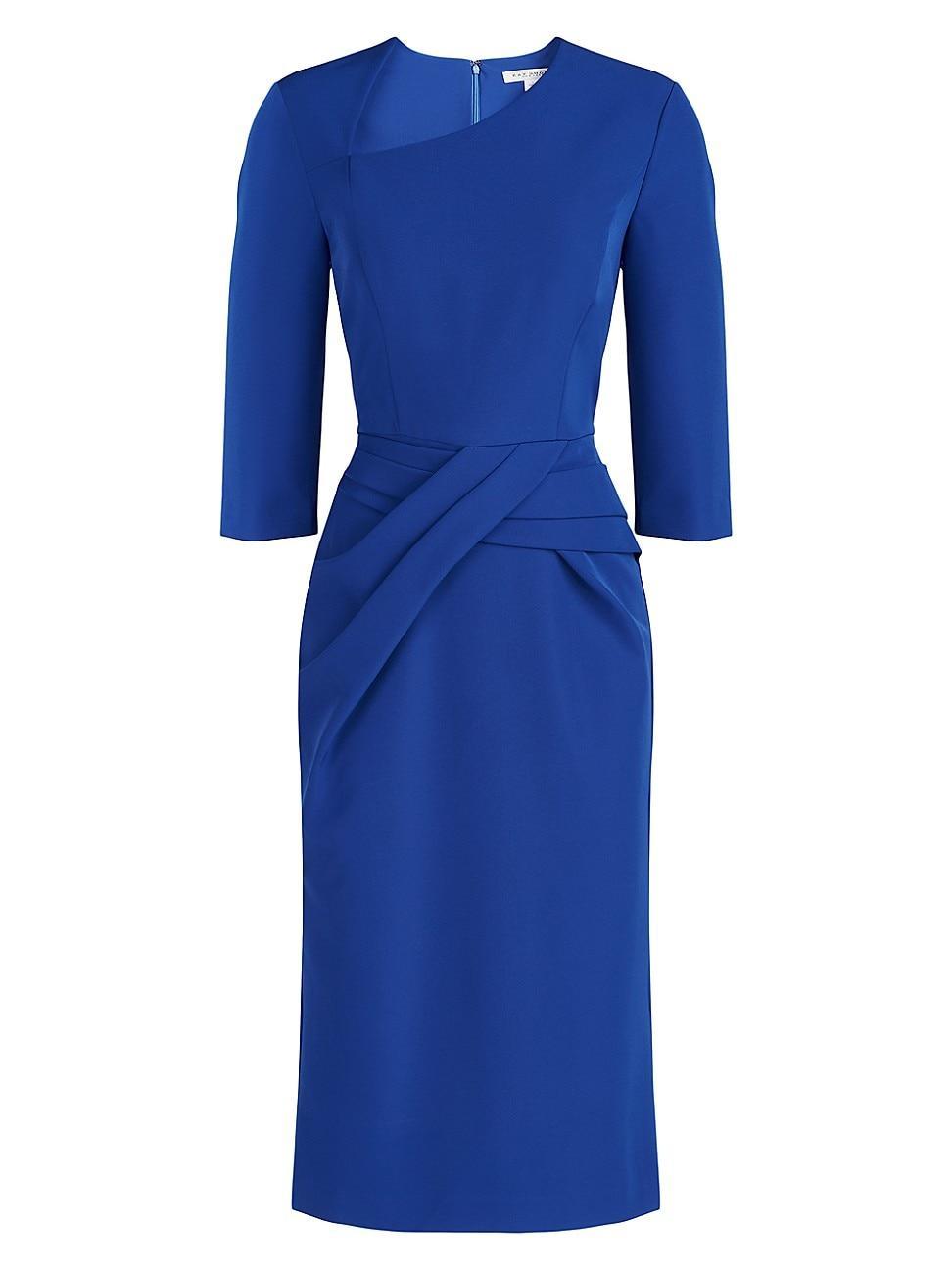 Womens Alexa Pleated Midi-Dress Product Image