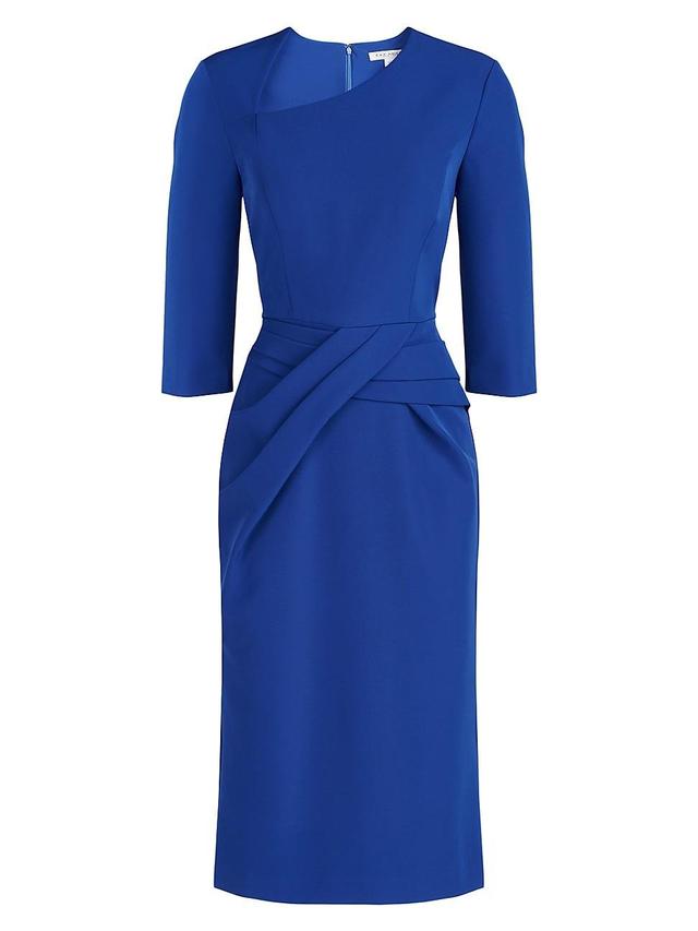 Womens Alexa Pleated Midi-Dress Product Image