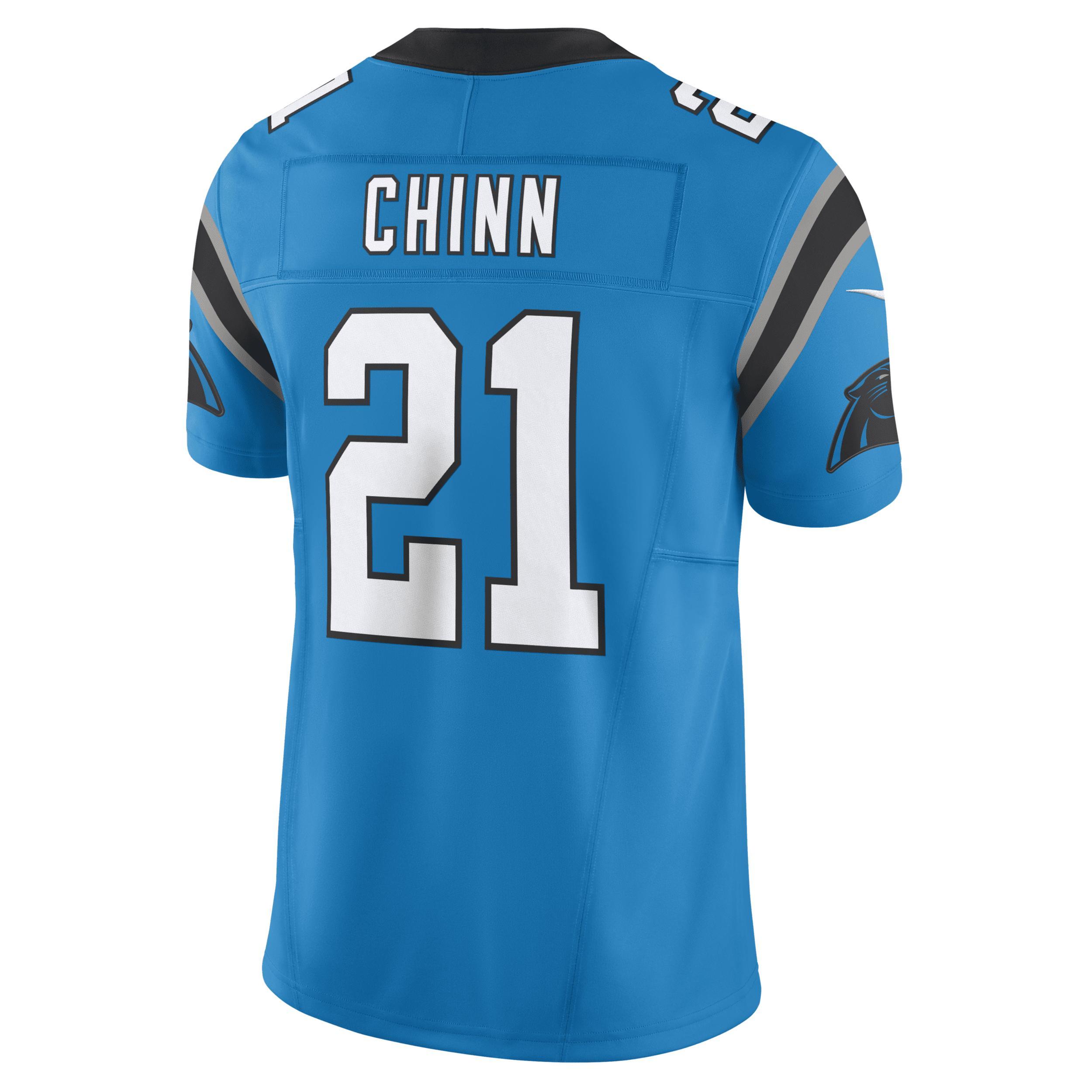 Mens Nike Jeremy Chinn Blue Carolina Panthers Vapor F.u.s.e. Limited Jersey - Blue Product Image