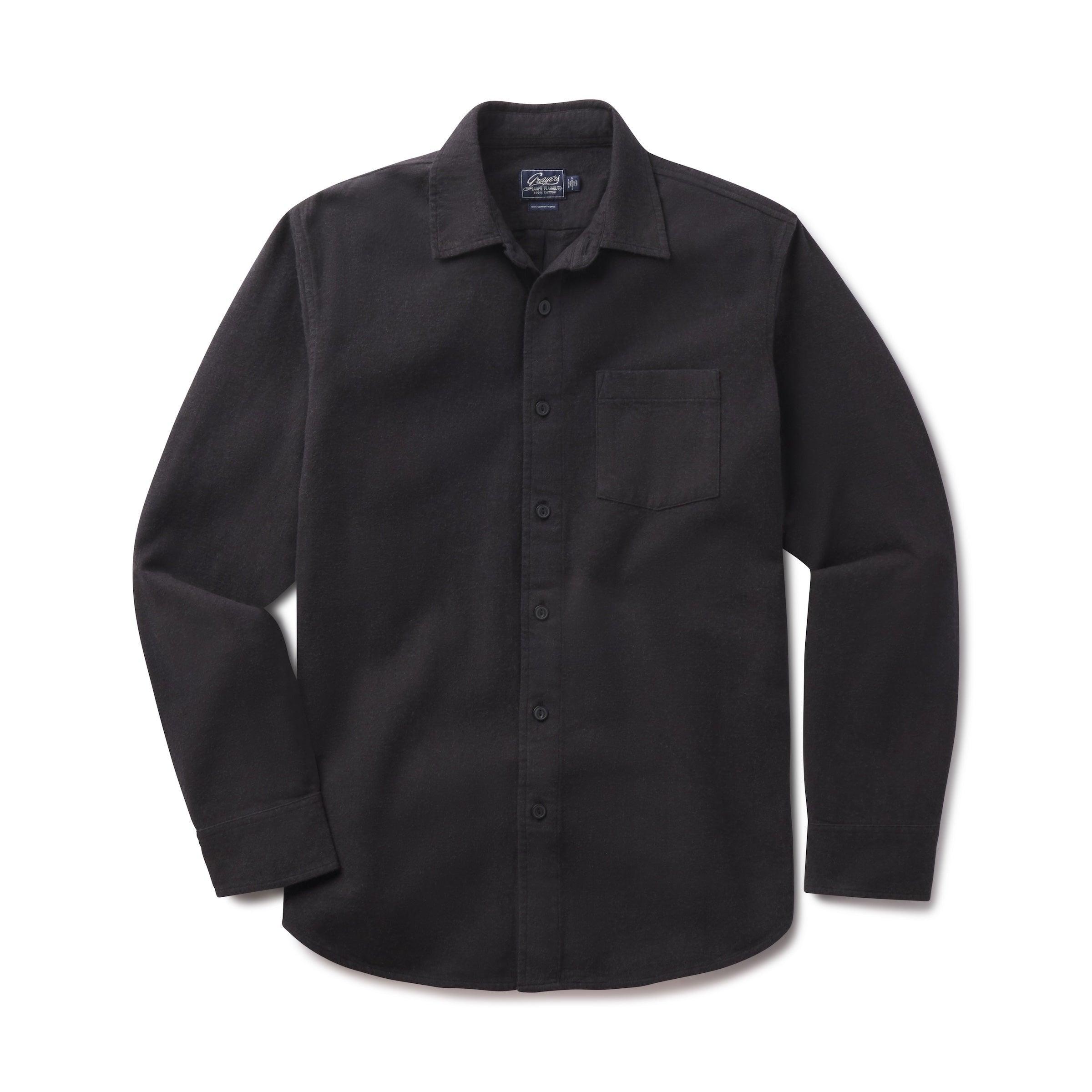 Belvedere Heather Lux Flannel - Black Product Image