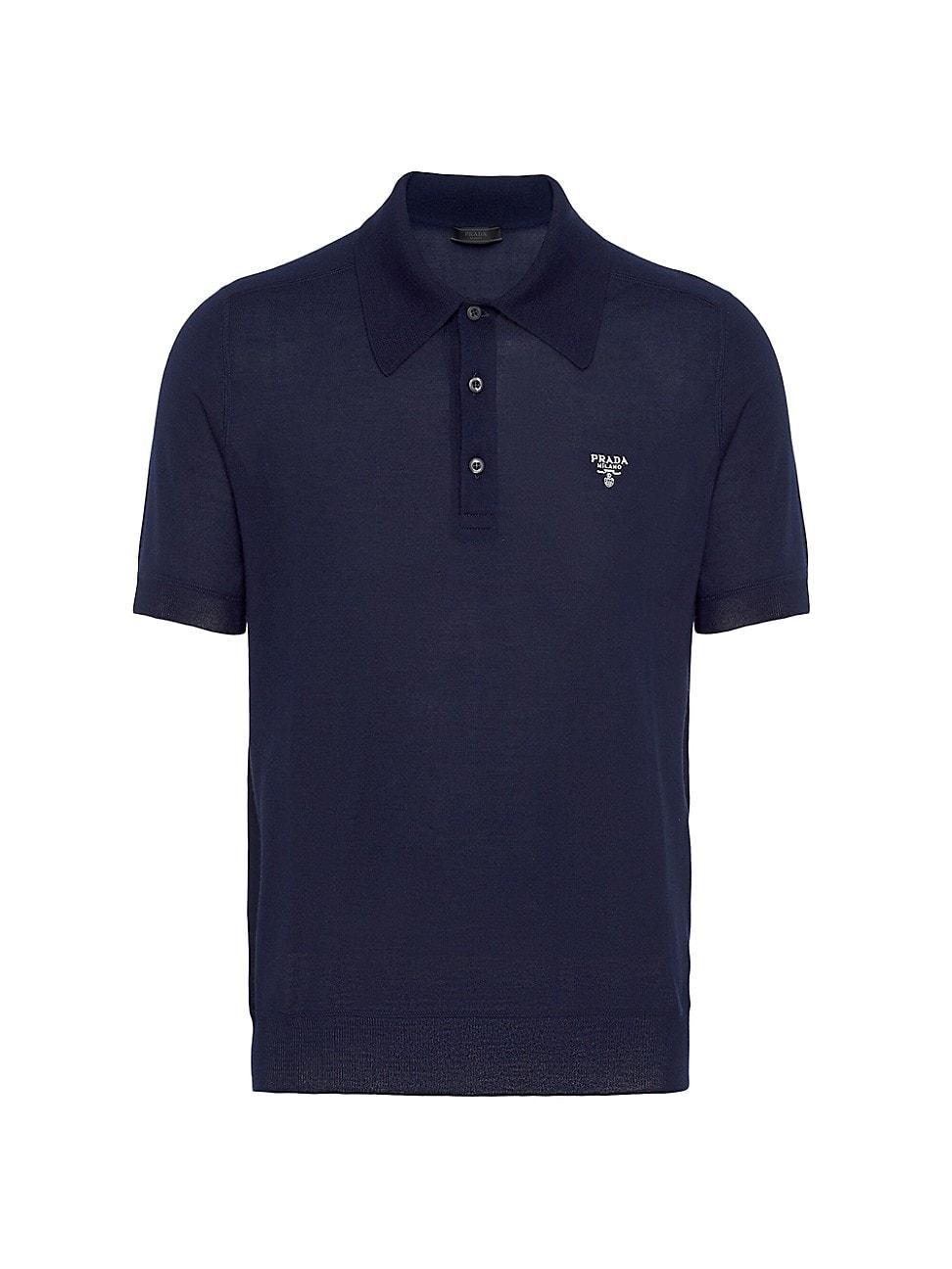 Mens Cashmere Polo Shirt Product Image