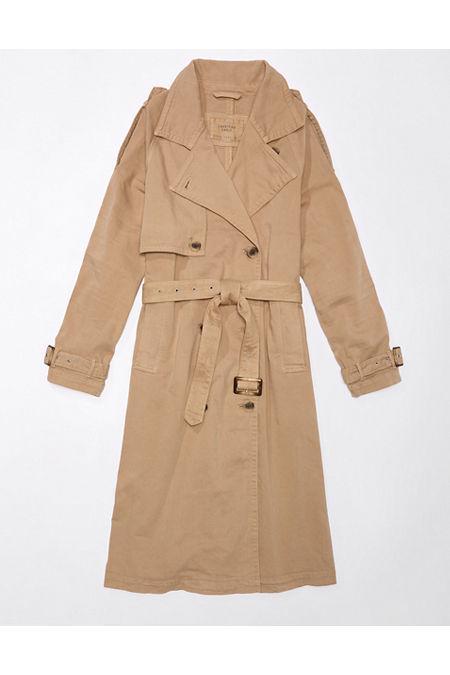 AE Dreamy Drape Trench Coat Womens Product Image