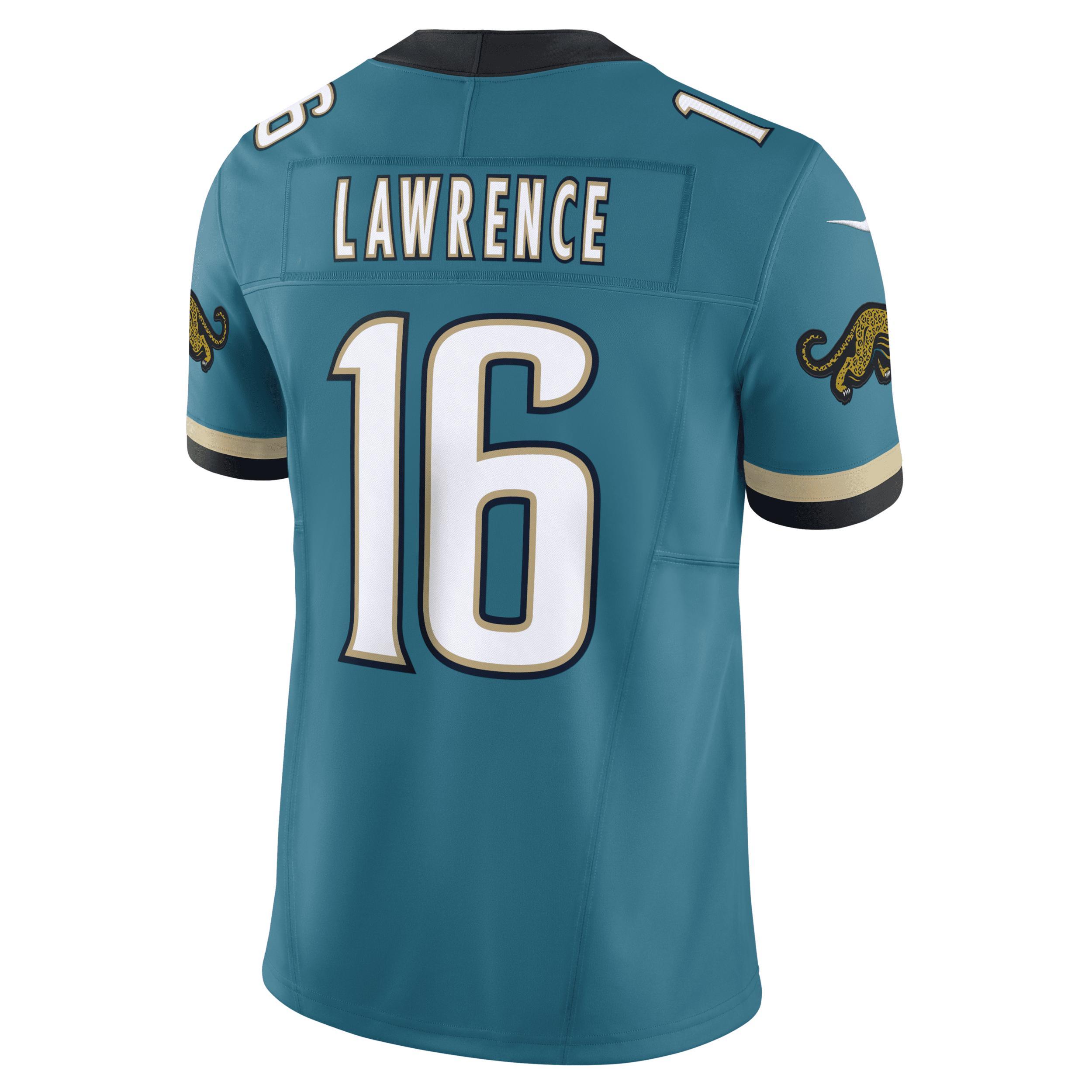 Nike Mens Trevor Lawrence Teal Jacksonville Jaguars Prowler Throwback Vapor F.u.s.e. Limited Jersey - Teal Product Image