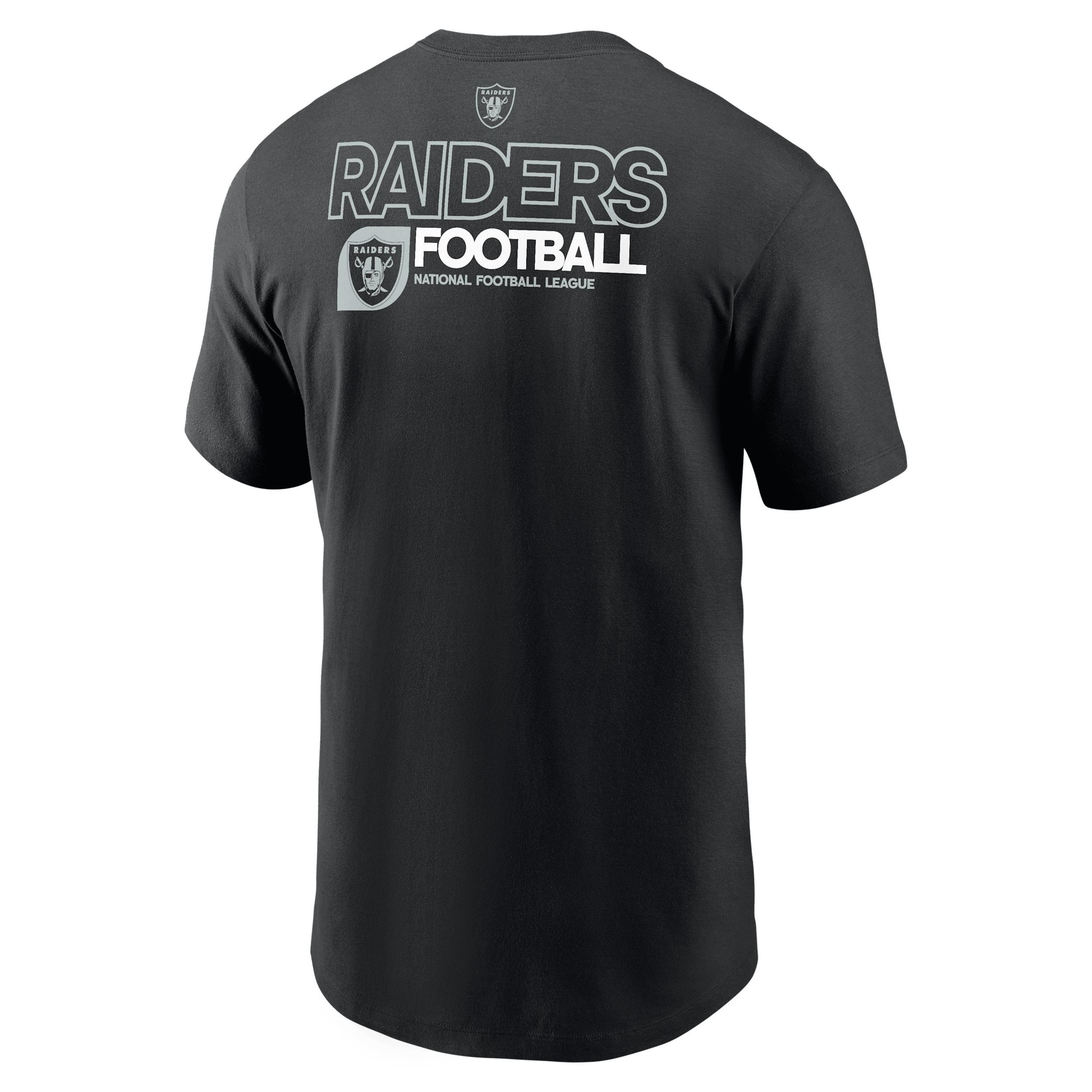 Las Vegas Raiders Team Outline Essential T-Shirt Men's Nike NFL T-Shirt Product Image