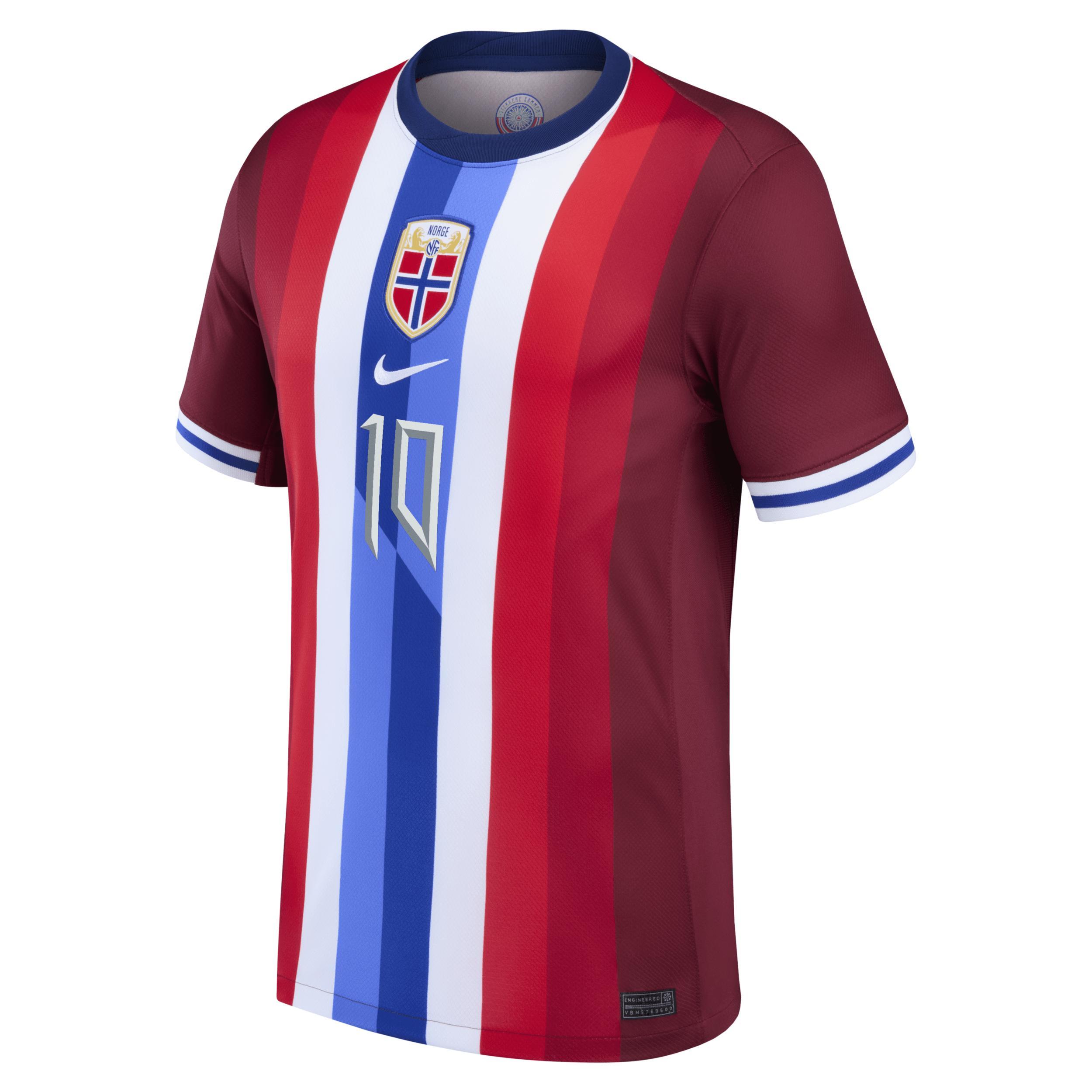 Martin degaard Norway National Team 2024/25 Stadium Home Nike Mens Dri-FIT Soccer Jersey Product Image