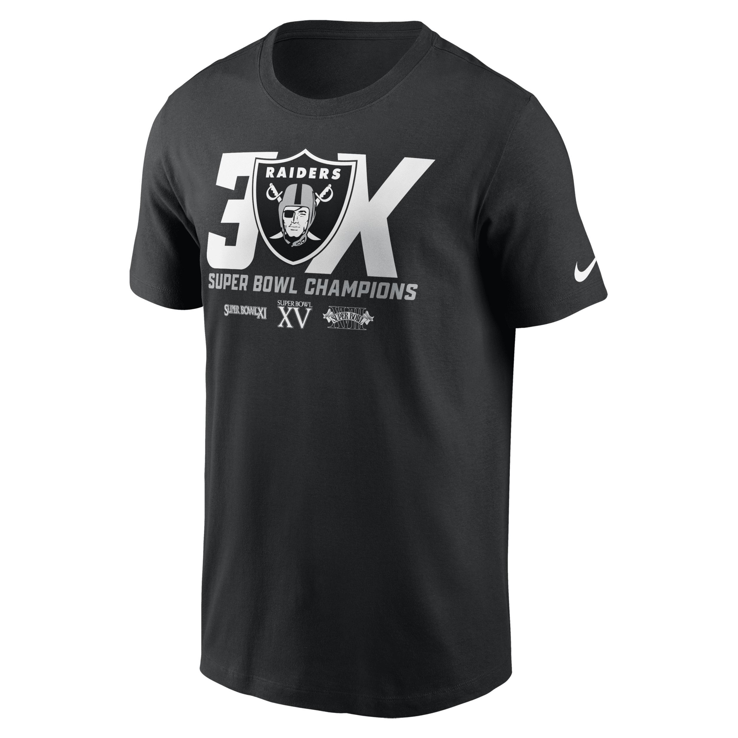 Mens Nike Black Las Vegas Raiders Local Essential T-Shirt Product Image