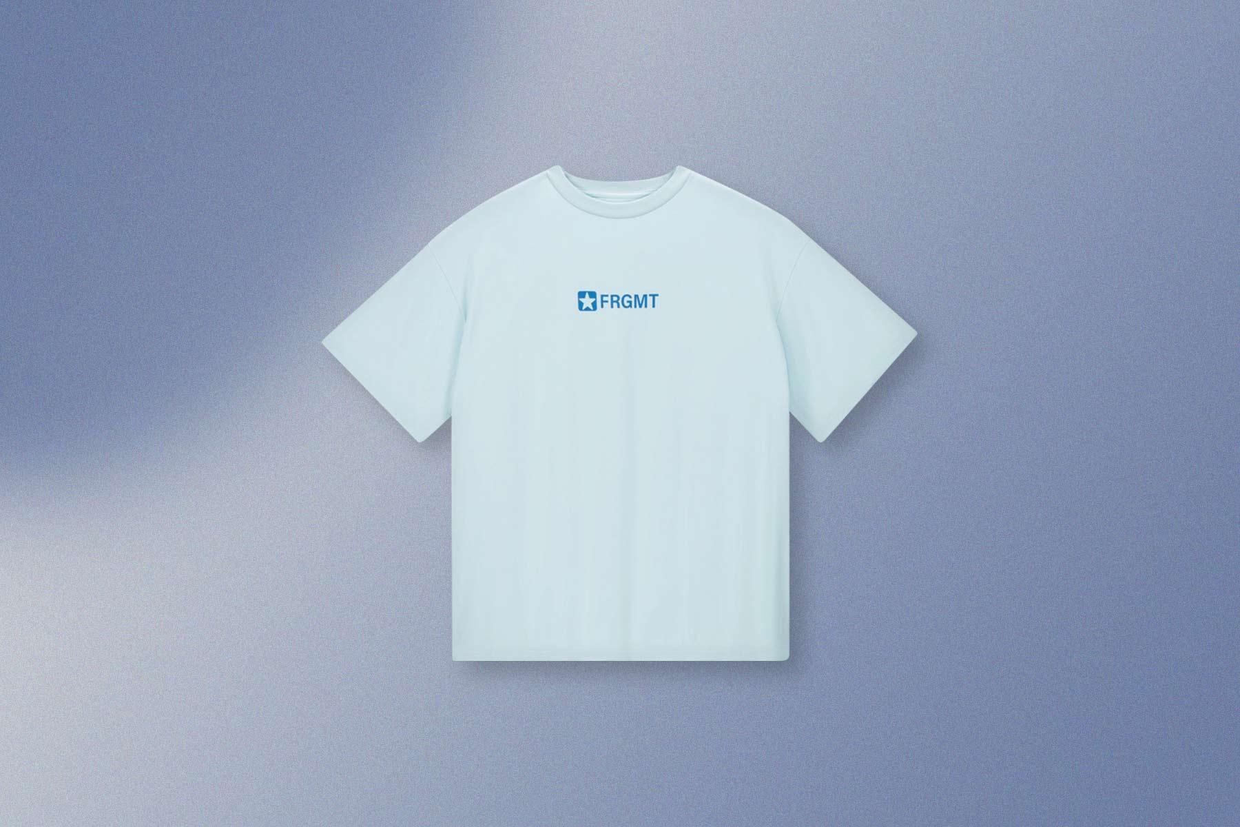 Converse x FRGMT Tee - Pastel Blue Male Product Image