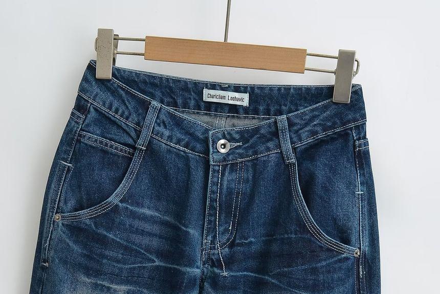 Washed Loose Fit Jeans Product Image