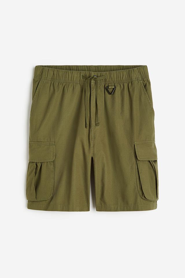 Relaxed Fit Ripstop Cargo Shorts Product Image