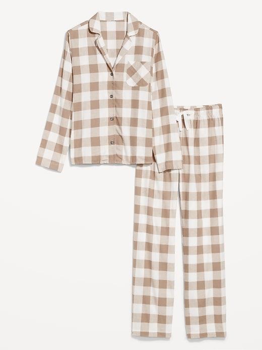 Flannel Pajama Set for Women Product Image