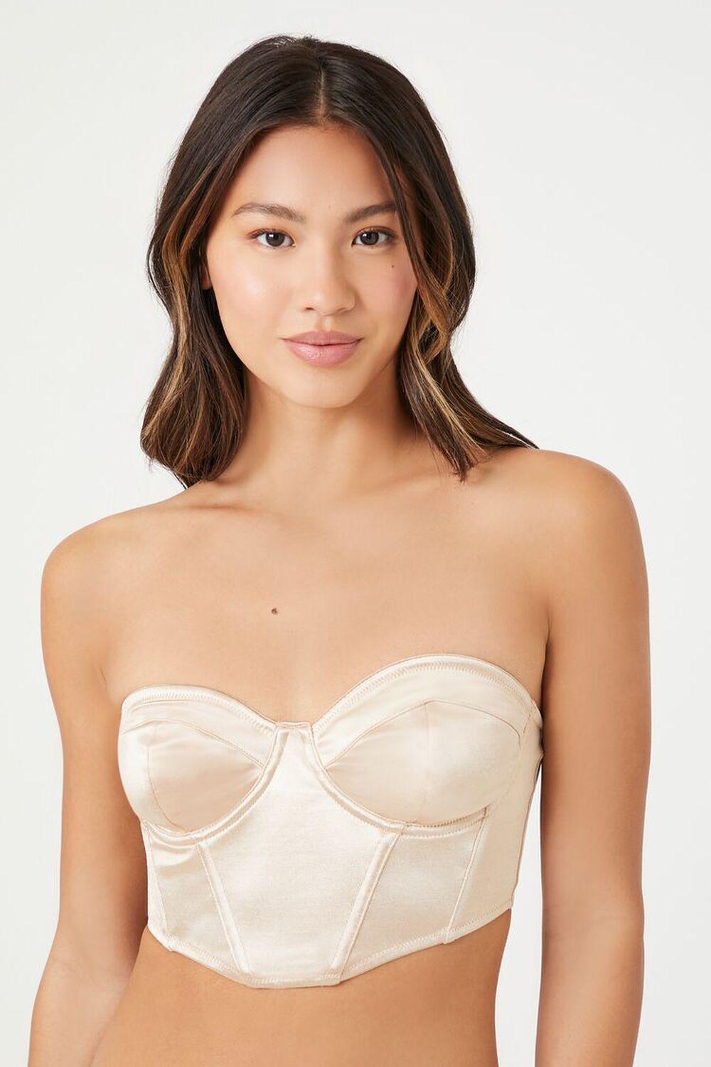 Satin Lingerie Corset | Forever 21 Product Image