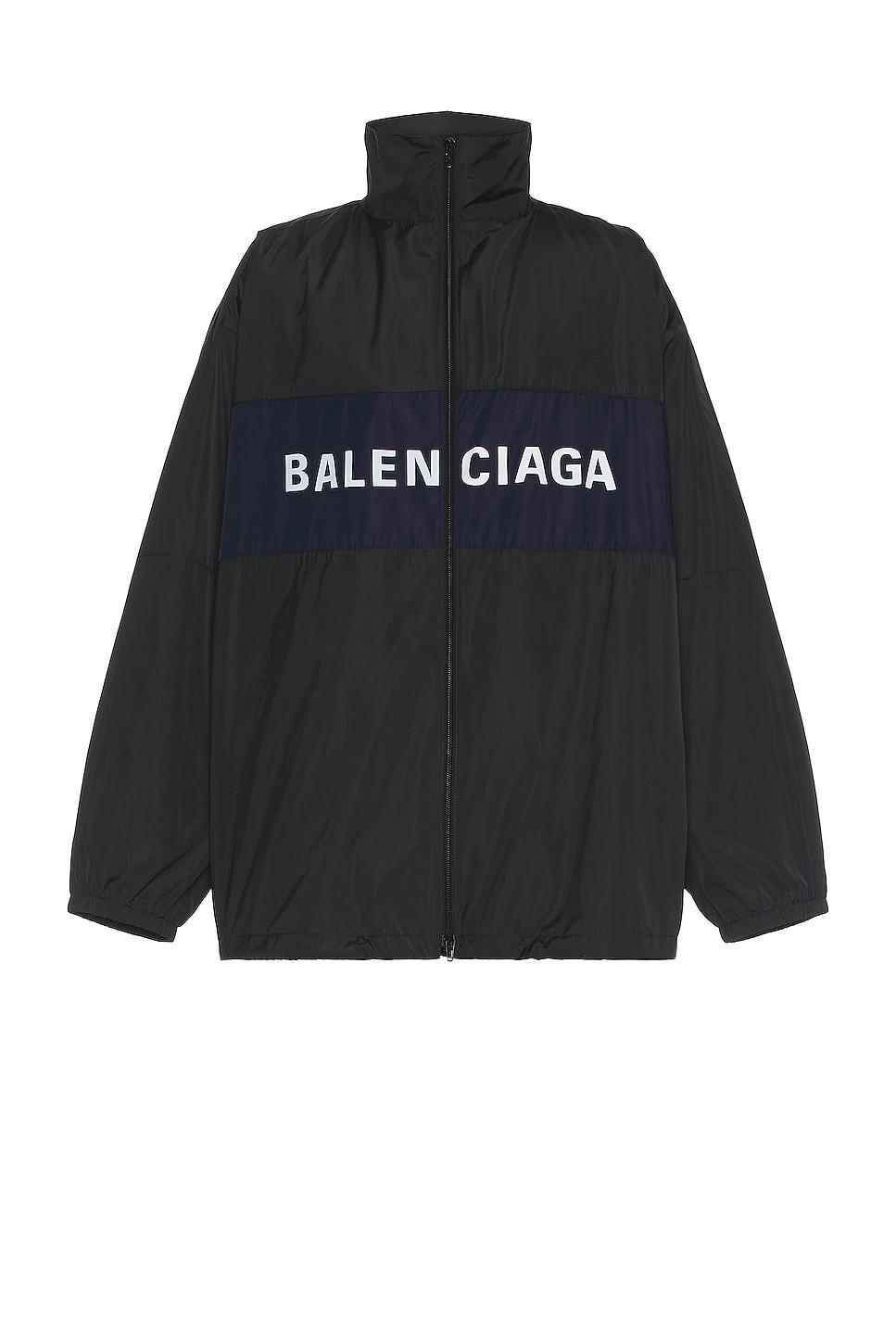 Balenciaga Logo Zip Up Jacket Product Image