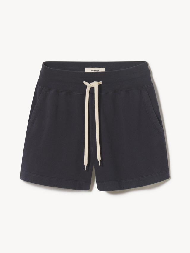 Dark Navy Venice Wash Vintage Interloop Gym Short Product Image