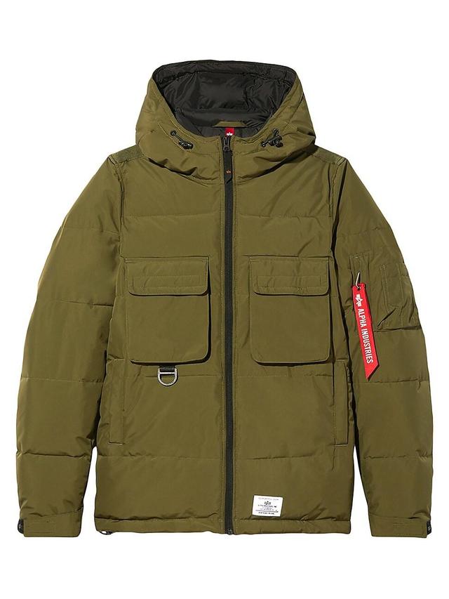 Mens Hooded Puffer Jacket Product Image