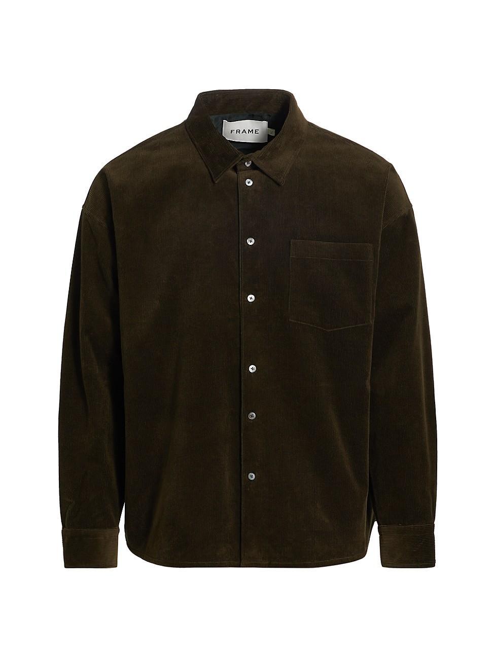 Mens Relaxed Corduroy Overshirt Product Image