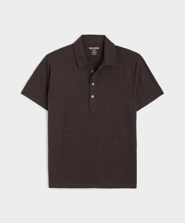 Linen Polo in Coconut Product Image