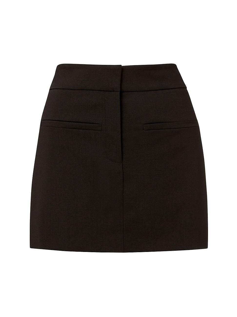 Womens Elara Wool-Blend Miniskirt Product Image