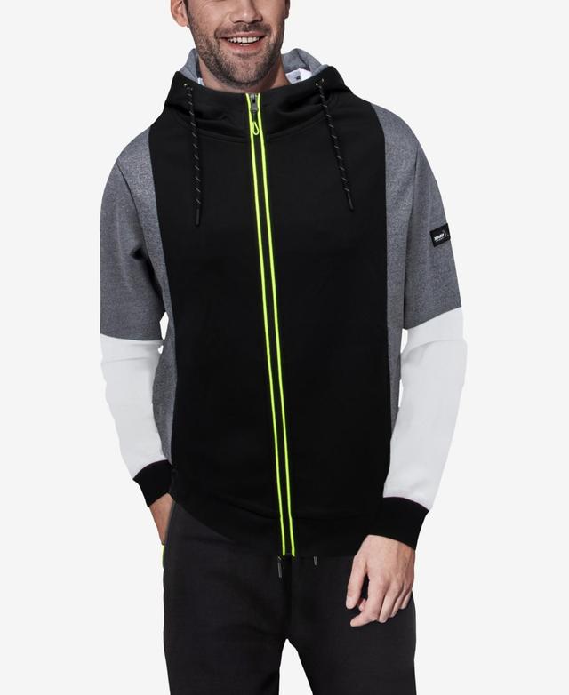 Xray Mens Sport Zip-Up Hoodie - Black Product Image