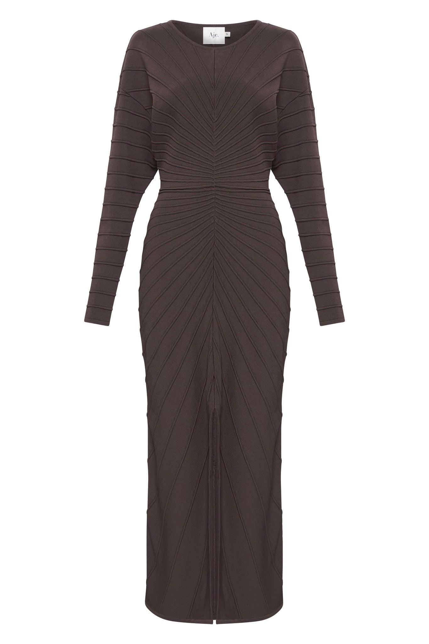 Modernist Cocoon Midi Dress Product Image