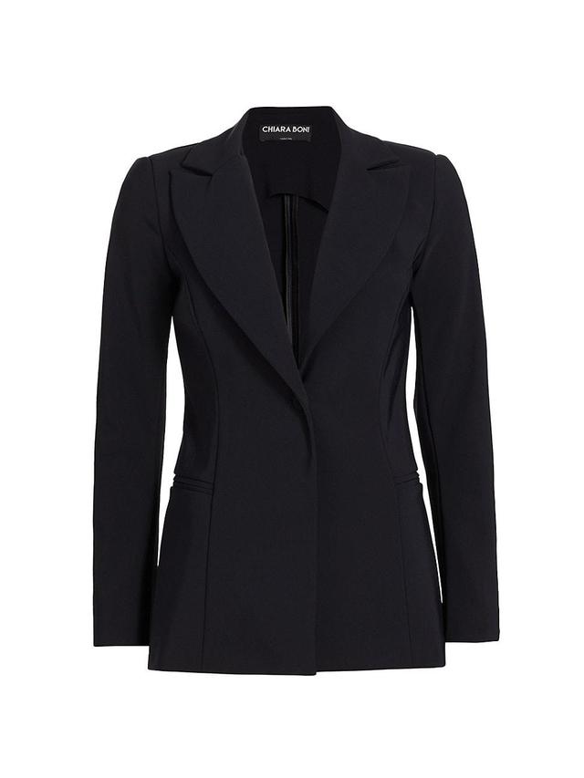 Womens Alex Jersey Single-Button Blazer Product Image