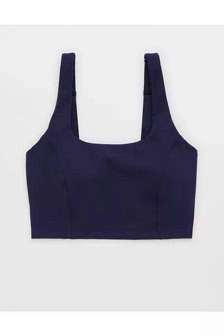 OFFLINE By Aerie The Hugger Square Neck Longline Sports Bra Womens Product Image