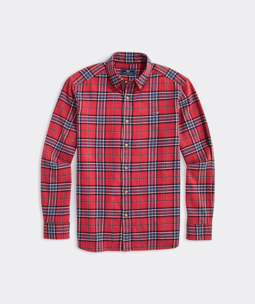 Vineyard Flannel Plaid Shirt Product Image