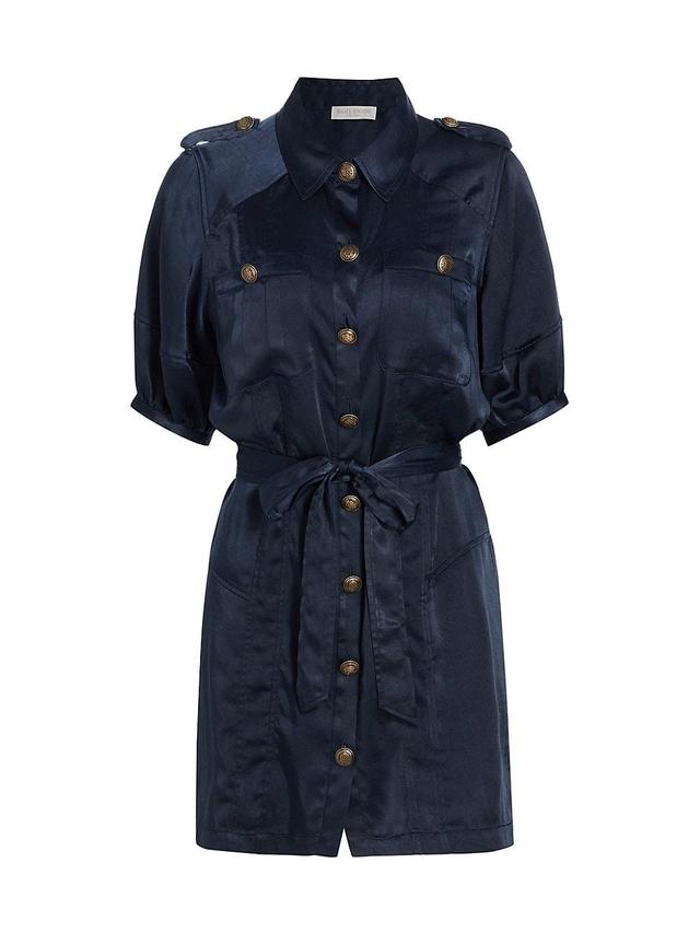 Womens Murphy Satin Shirtdress Product Image