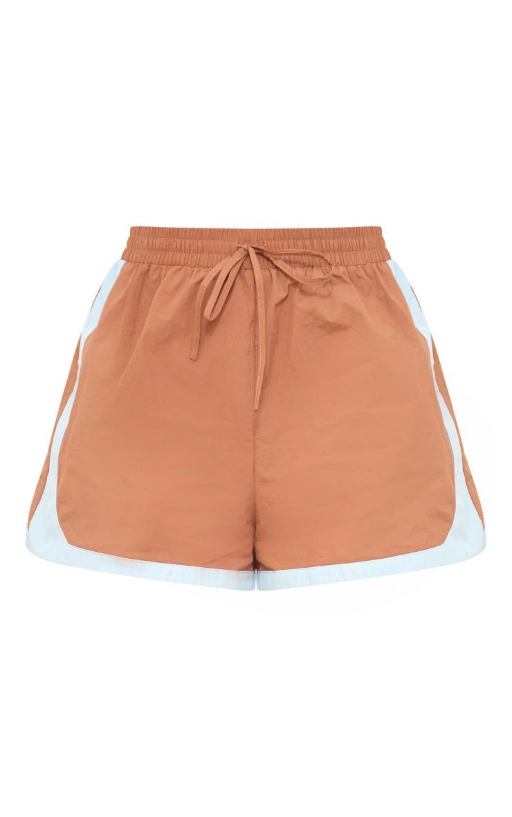 Chocolate Shell Contrast Runner Shorts Product Image