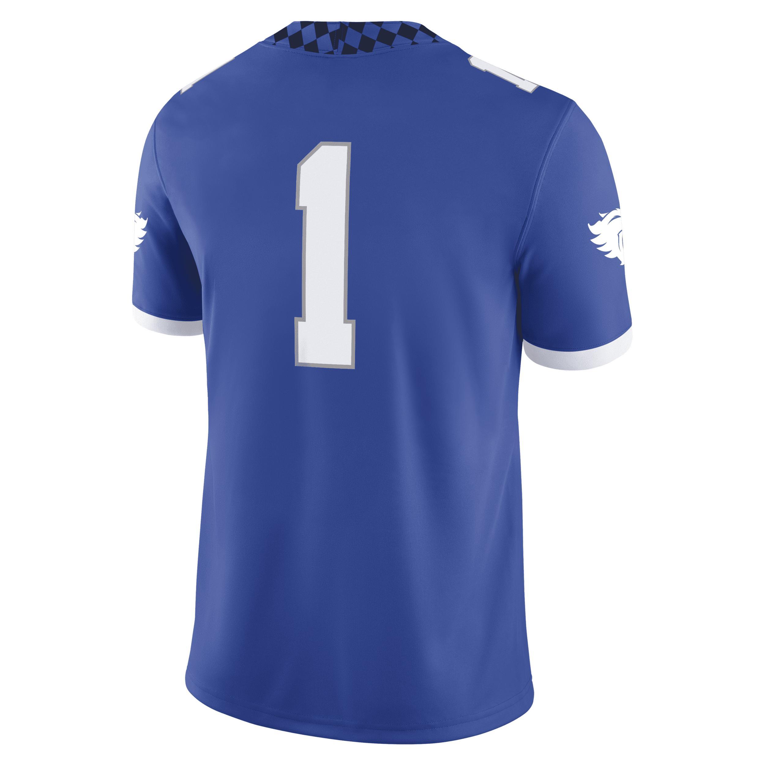 Nike Mens #1 Royal Kentucky Wildcats Game Jersey - Royal Product Image