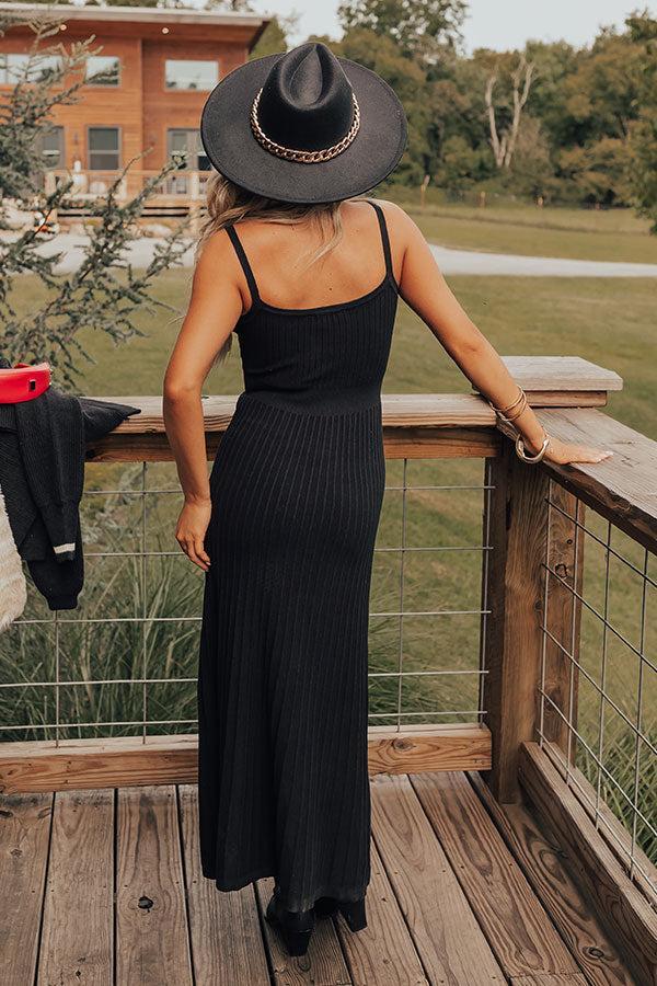 Wit And Wonder Maxi Dress In Black Product Image