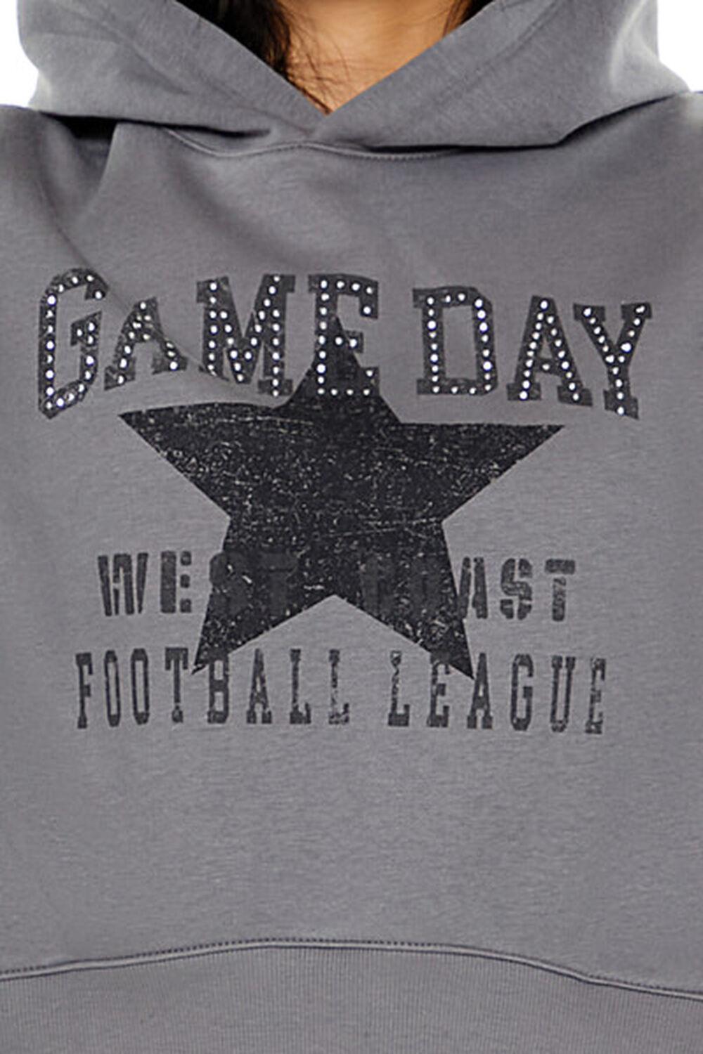 Game Day Rhinestone Hoodie | Forever 21 Product Image