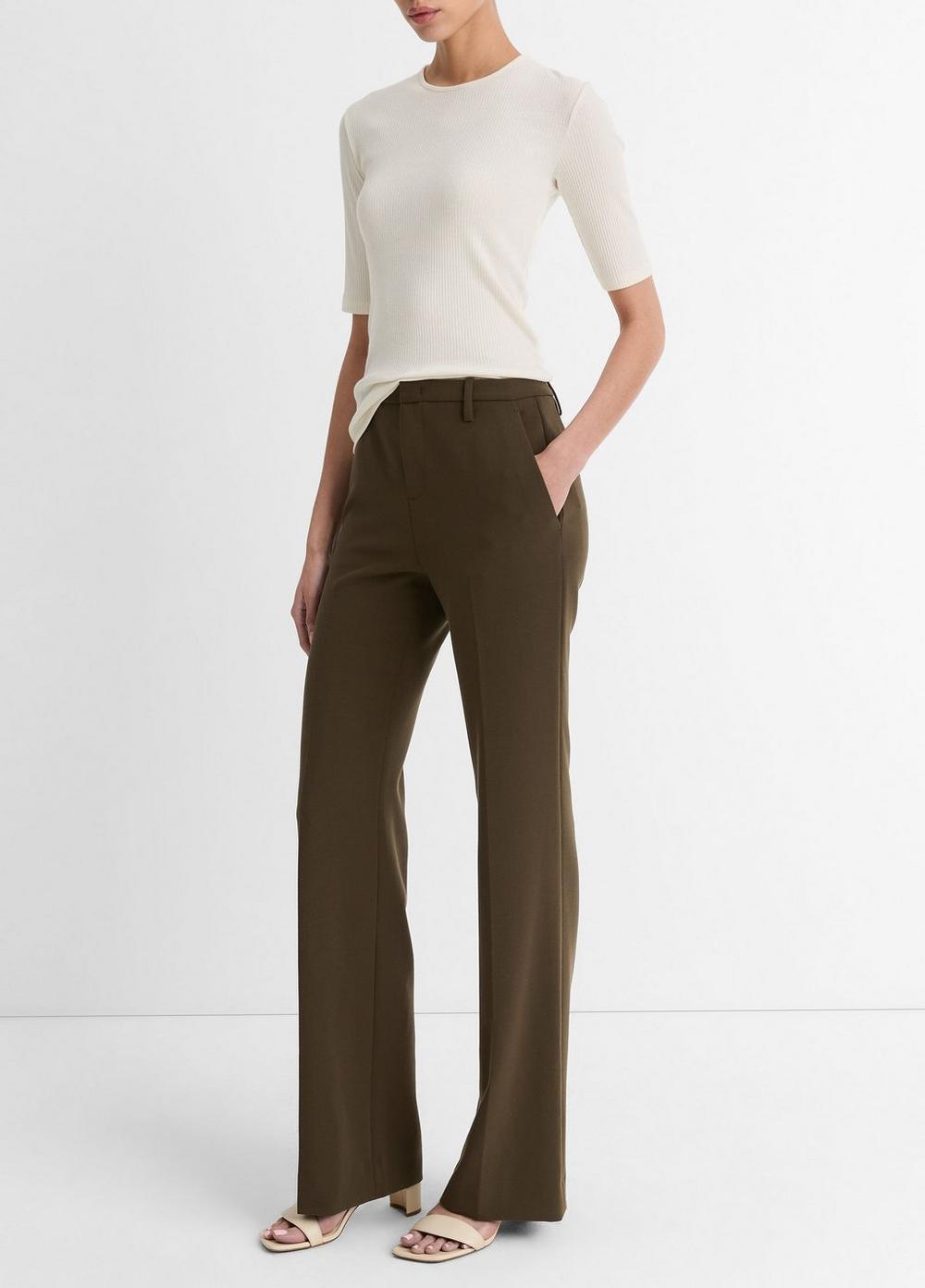 Mid-Rise Tailored Flare Pant Product Image