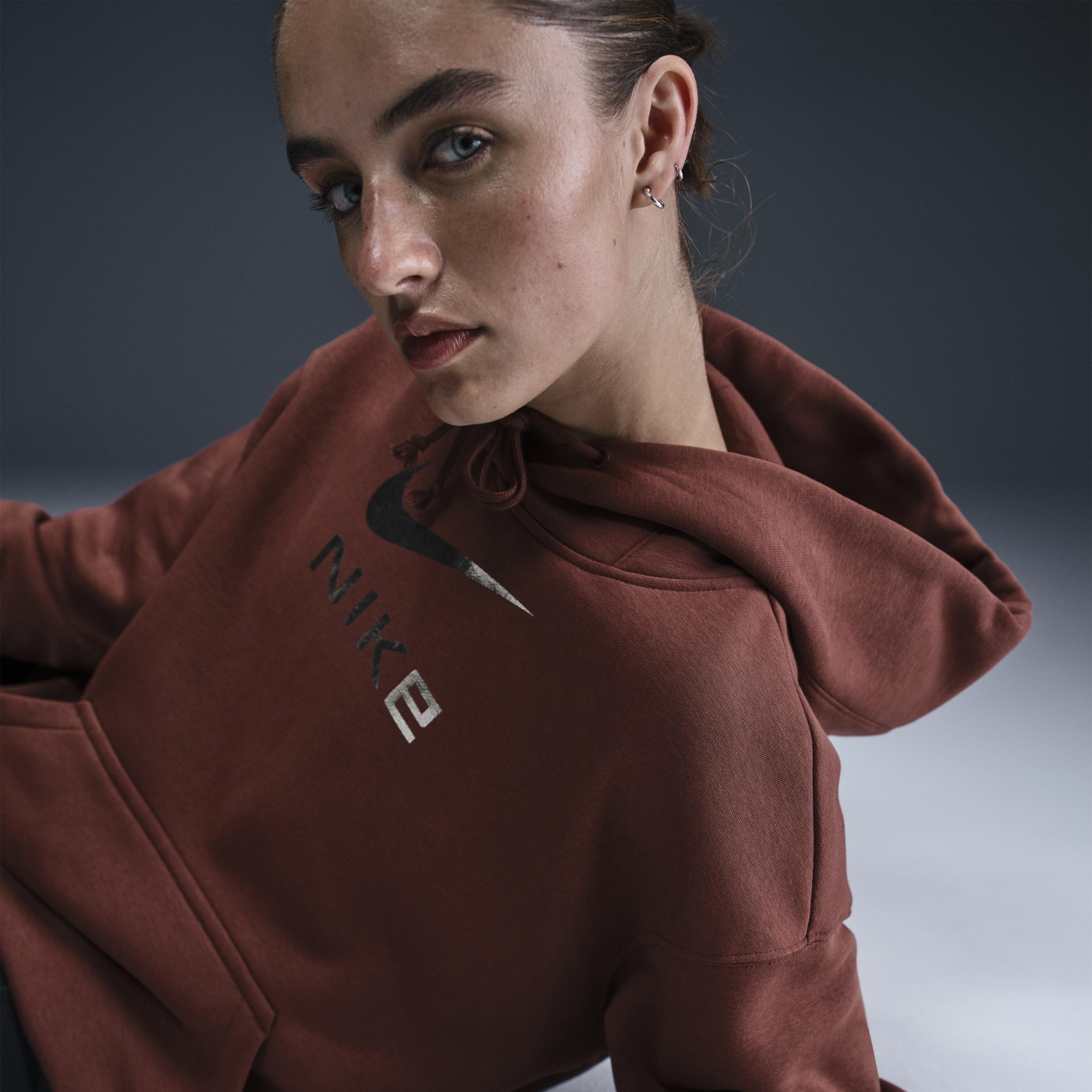 Women's Nike Sportswear Phoenix Fleece Oversized Pullover Graphic Hoodie Product Image