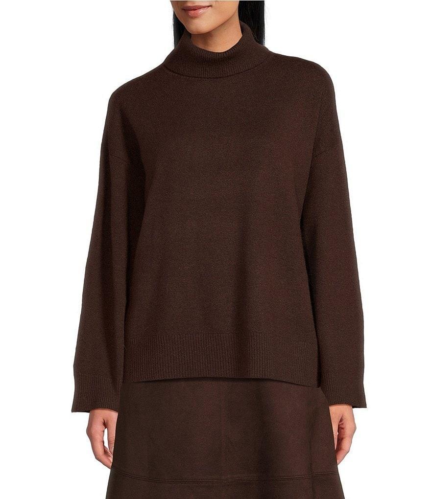 Preston & York Bethany Wool Blend Turtle Neck Long Bell Sleeve Coordinating Sweater Product Image