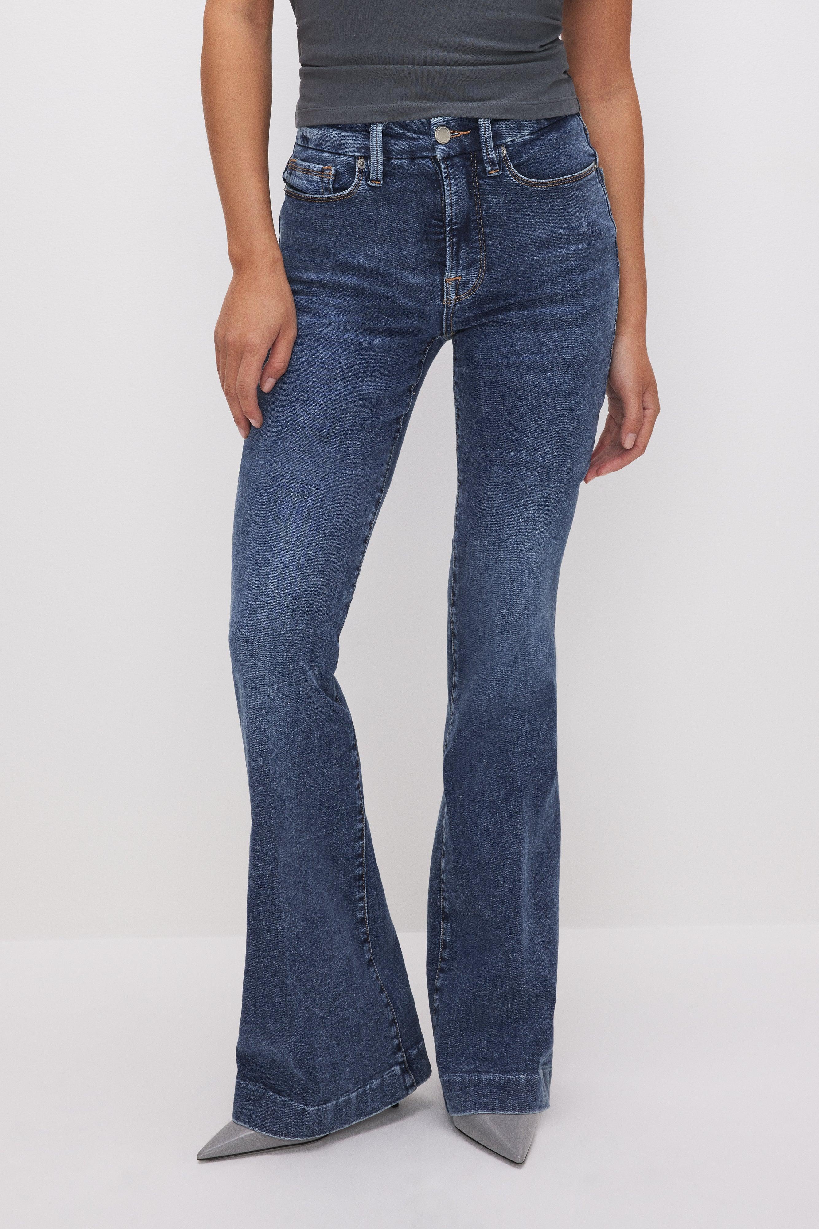 GOOD PETITE FLARE JEANS | INDIGO616 Product Image