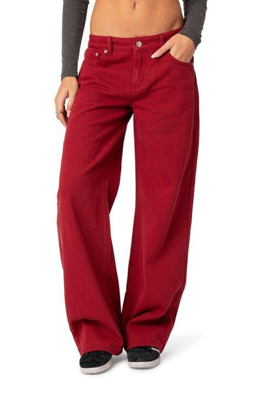 EDIKTED Roman Slouchy Wide Leg Jeans Product Image