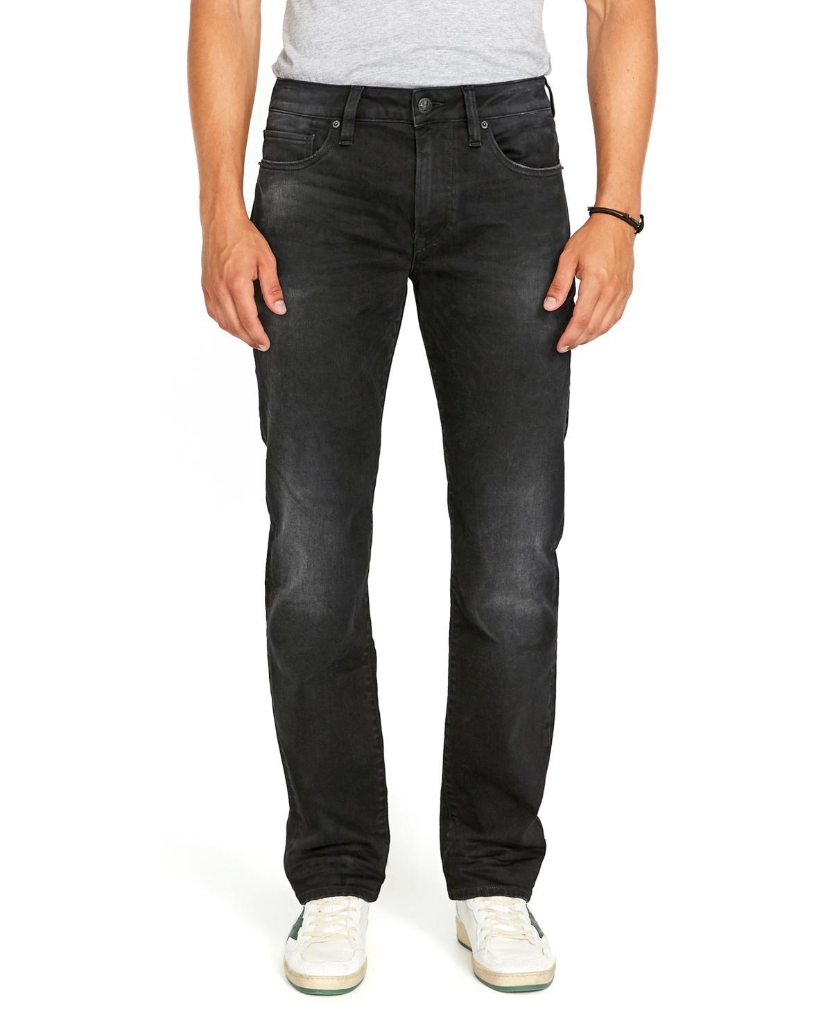 BUFFALO David Bitton Mens Straight Fit Washed Jeans - Indigo Product Image