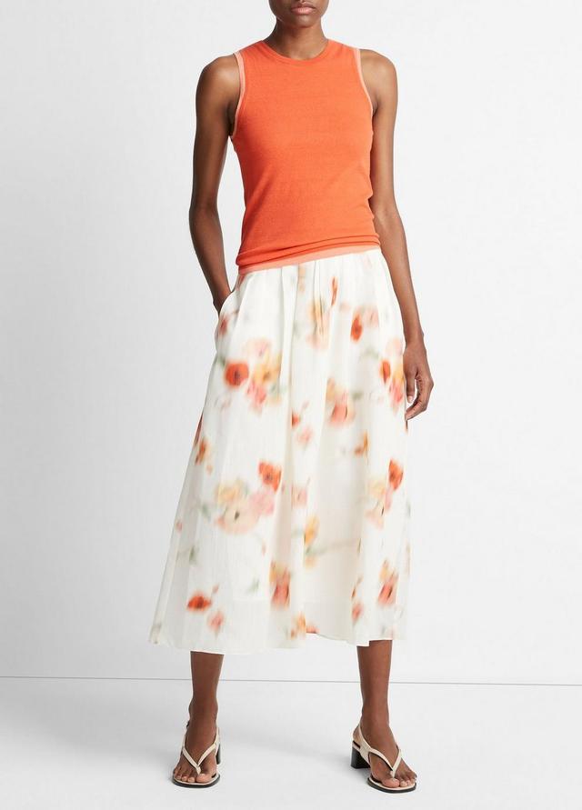 Poppy Blur Gathered Skirt Product Image