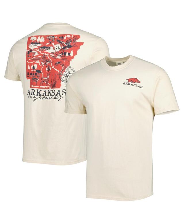 Mens Cream Arkansas Razorbacks Hyperlocal T-shirt Product Image