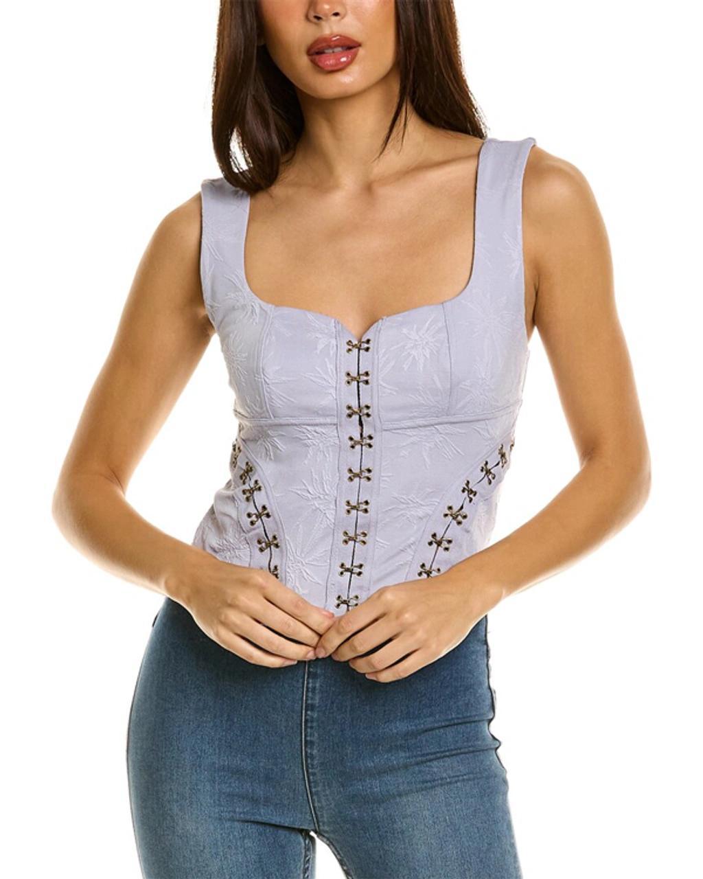 Don't Look Back Bustier In Blue Product Image