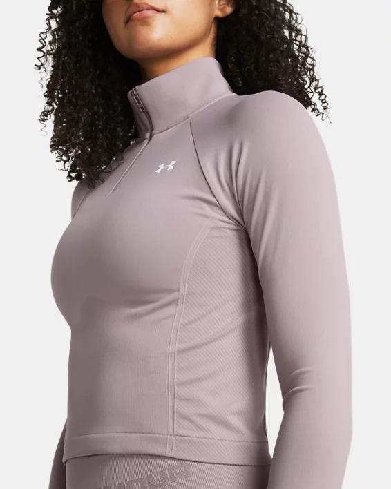 Women's UA Vanish Seamless ¼ Zip Crop Product Image