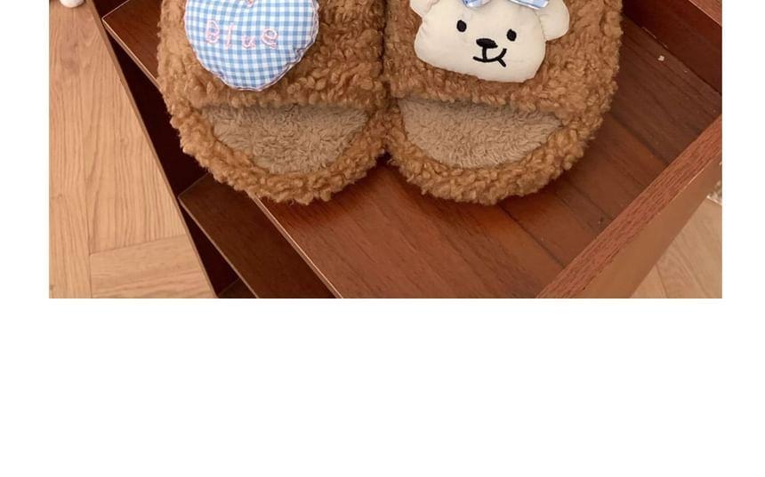 Bear Fluffy Slippers Product Image