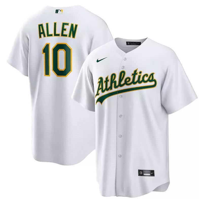 Mens Nike Nick Allen Oakland Athletics Home Replica Jersey Product Image