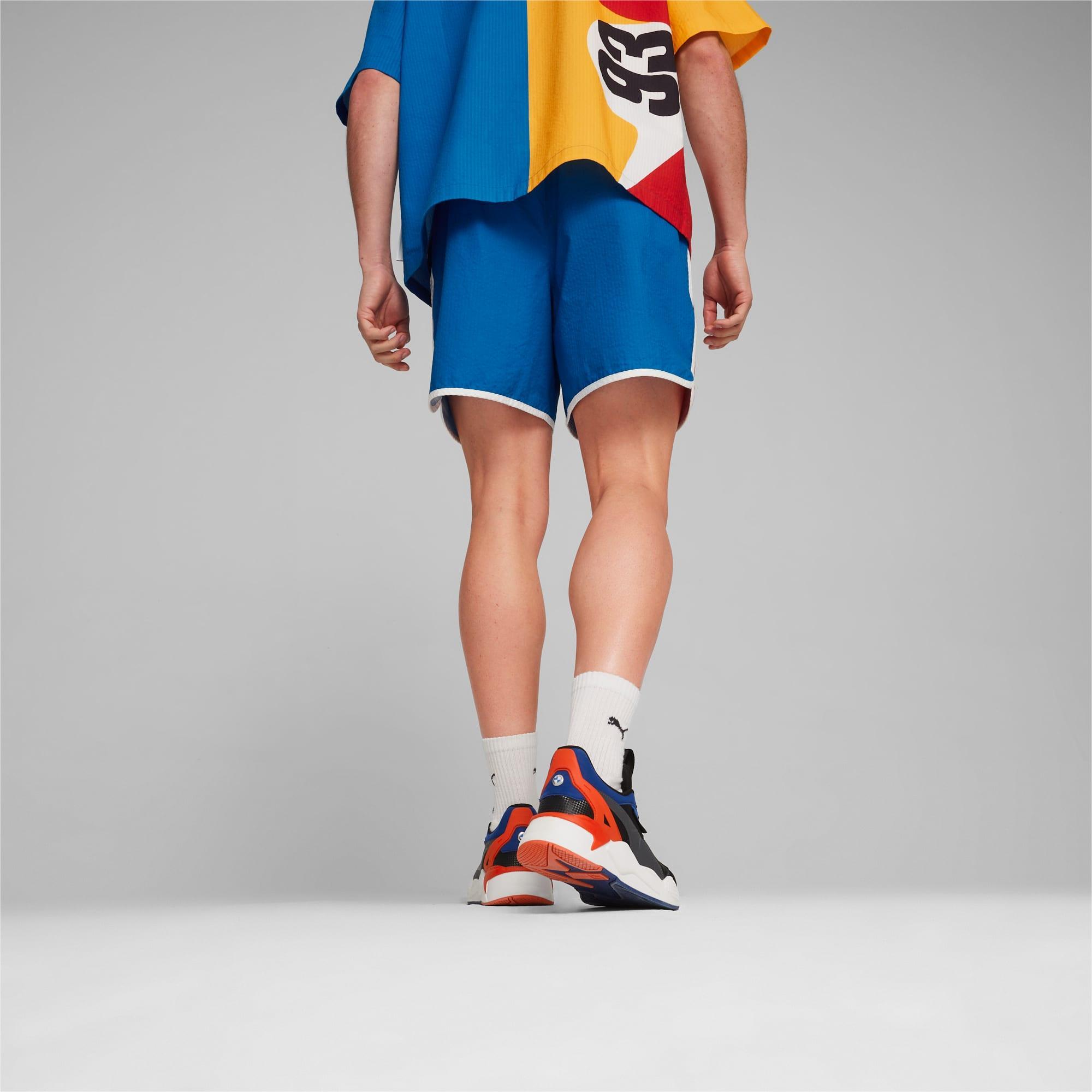 PUMA x BMW M MOTORSPORT Calder Men's Motorsport Woven Shorts Product Image