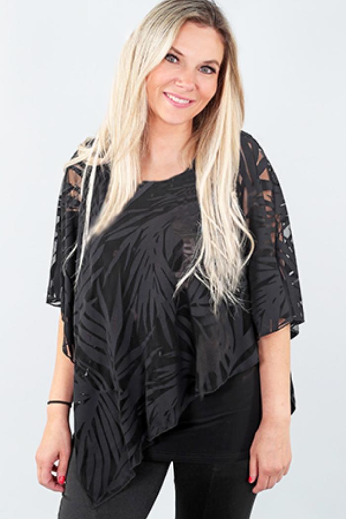 Burnout Palm Inspired Top Product Image