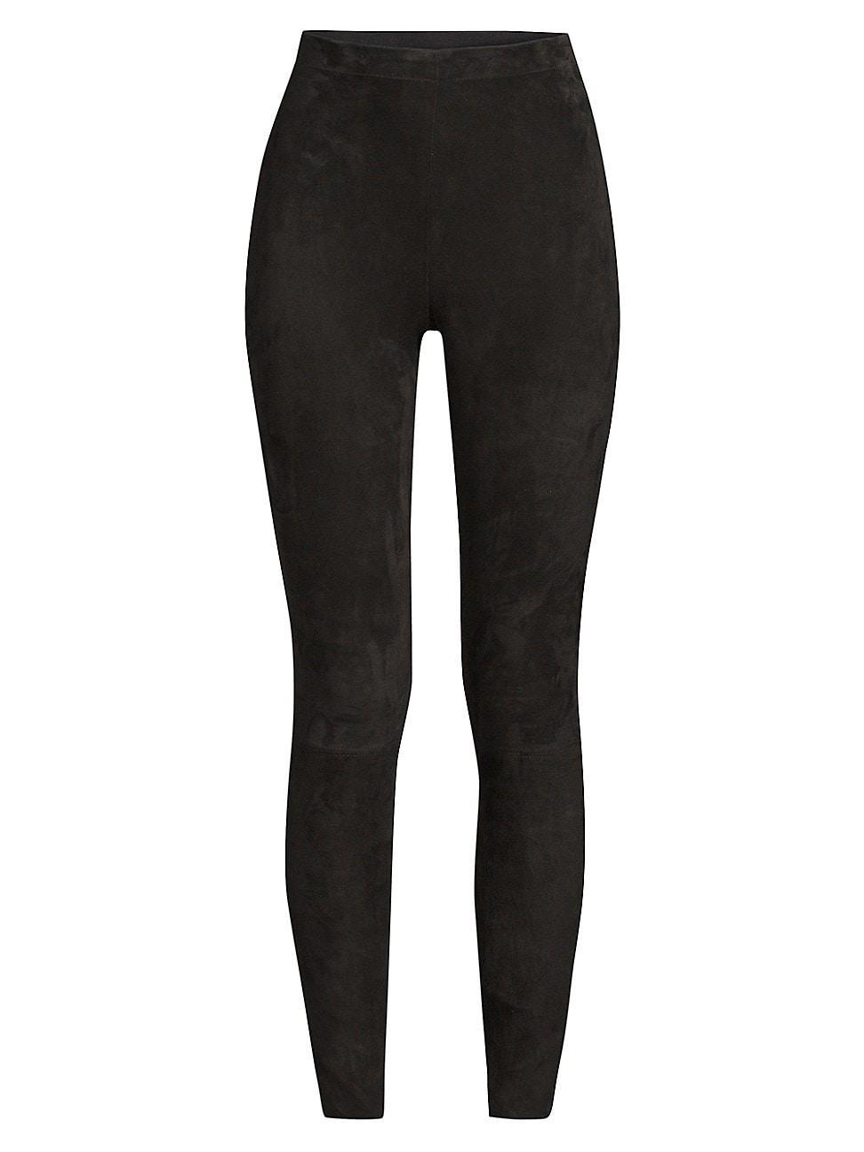 Womens Maddox Suede Leggings product image