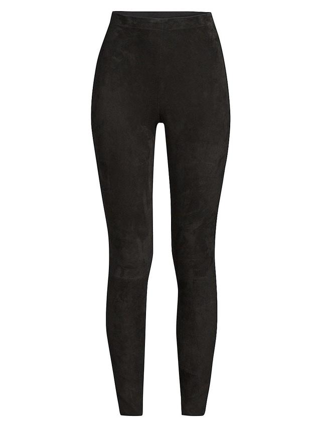 Womens Maddox Suede Leggings Product Image