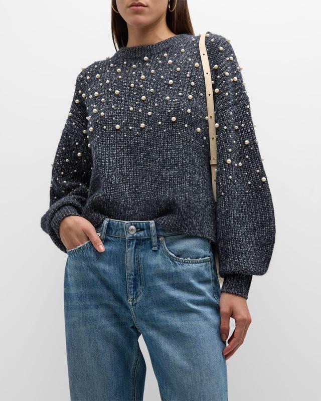 Womens Frankie Embellished Sweater Product Image